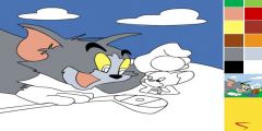 Tom ve Jerry Boyama oyunu Resim fotoğraf